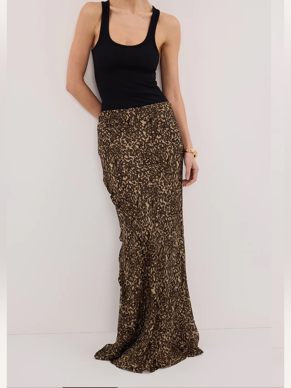 NWT $169 DISSH Marvilla Choc Midi Skirt Size US 6 AU 10